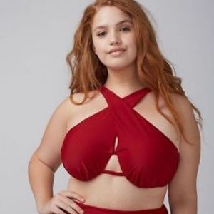 Cacique Swim Cross Front Bikini Top (44C)